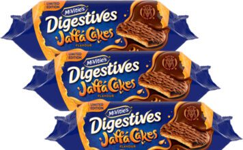 McVitie’s rolls out new Digestives Jaffa Cakes flavour Pack shots of McVitie's Digestives Jaffa Cakes.