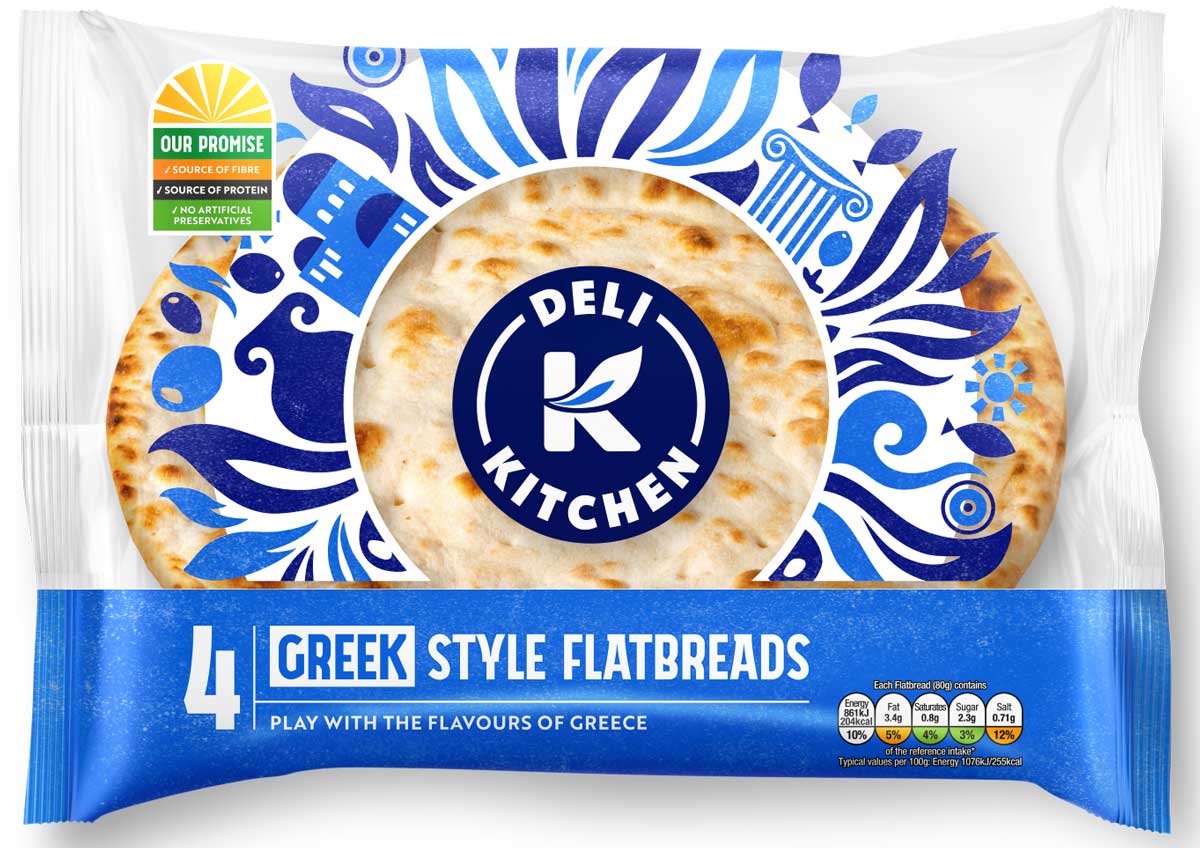 Flatbread brand Deli Kitchen has celebrated the 10th anniversary of its launch into supermarkets with a major rebrand.