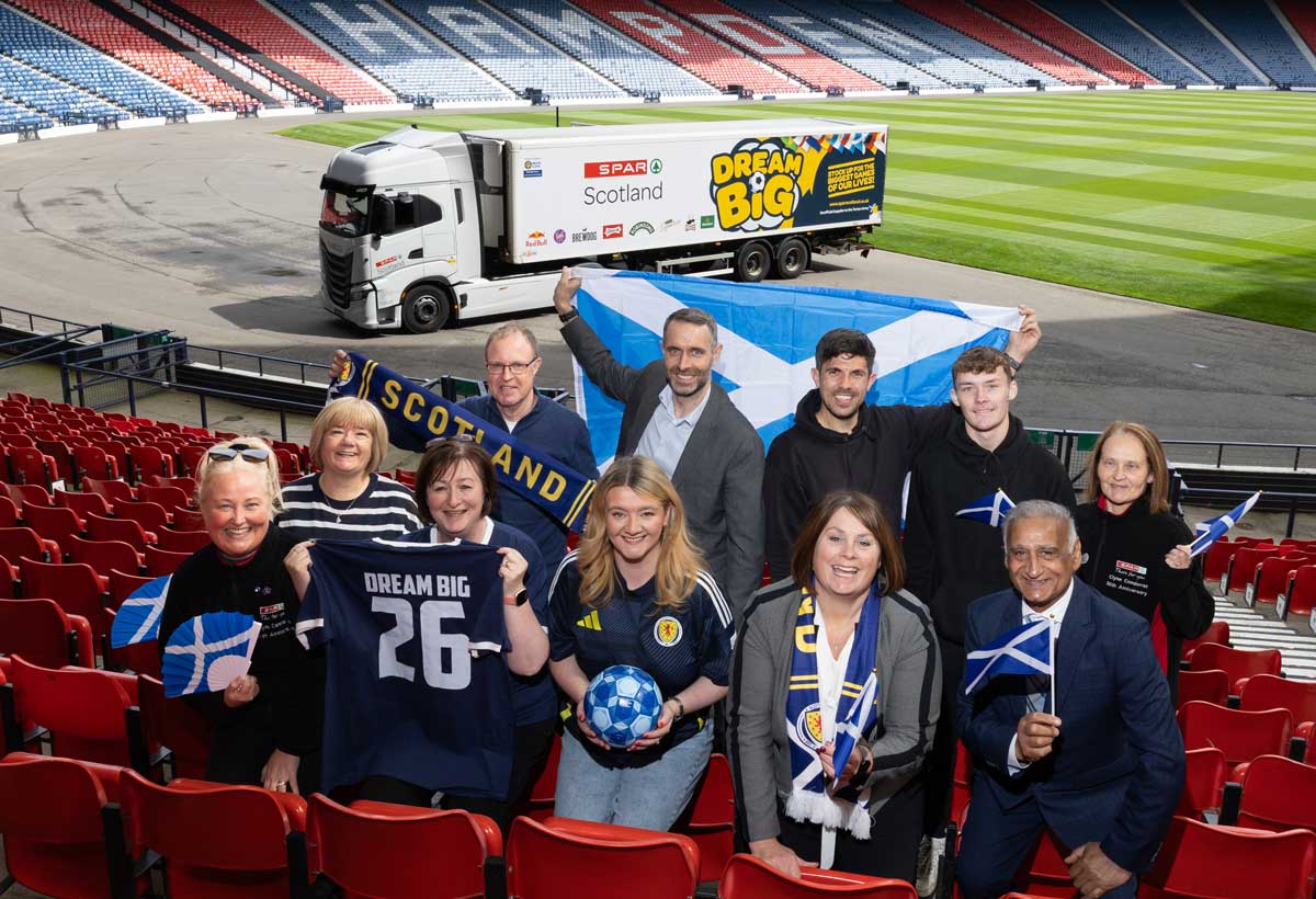 Spar Scotland officially launched its Dream Big summer football campaign at Hampden Park.