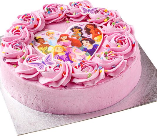 Finsbury Food Group renews licence with Disney Pack shot of Disney Princess Cake from Finsbury Food Group.