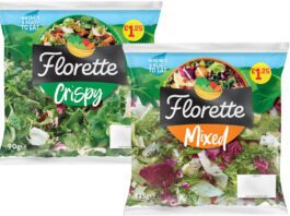 Florette bolsters independent support with PMP range Pack shots of Florette PMP bags including Crispy and Mixed.