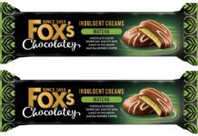 Fox’s taps into matcha boom with new Matcha Cream biscuits Pack shots of Fox's Chocolatey Indulgent Creams Matcha.
