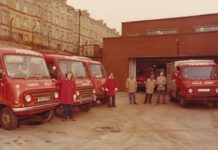 McGhee’s highlights 90 years of family-run business A legacy photo of members of McGhee's Bakers stand next to the firm's vans