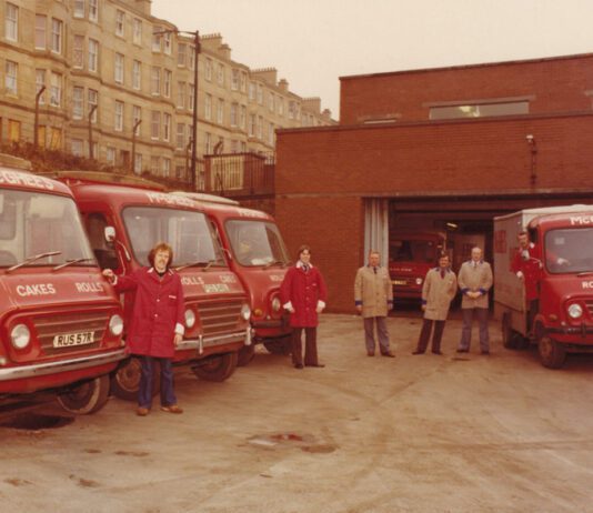McGhee’s highlights 90 years of family-run business A legacy photo of members of McGhee's Bakers stand next to the firm's vans