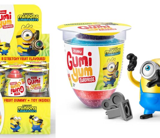 Gumi Yum Surprise unwraps new Minions sweet The new Gumi Yum Surprise Minions offers the convenience channel a new range of confectionery featuring a highly popular film franchise.