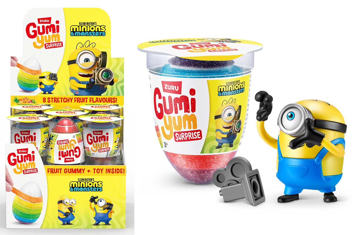 The new Gumi Yum Surprise Minions offers the convenience channel a new range of confectionery featuring a highly popular film franchise.