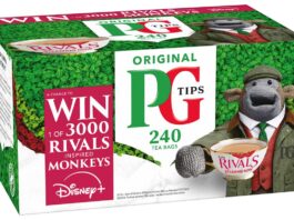 PG Tips unveils new on-pack promo with Rivals Tea brand PG Tips is running an on-pack promotion to celebrate the second season of the Disney+ series Rivals.