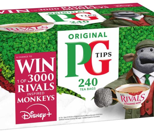 PG Tips unveils new on-pack promo with Rivals Tea brand PG Tips is running an on-pack promotion to celebrate the second season of the Disney+ series Rivals.