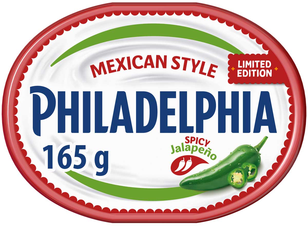 Philadelphia has expanded on its cream cheese range with the launch of its new, limited-edition, jalapeño-inspired Mexican Style variant.