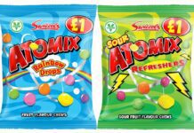 Swizzels unveils £1 PMP Atomix range Confectionery giant Swizzels is launching a £1 PMP range called Atomix that it says is designed to help convenience retailers drive impulse sales.