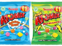 Swizzels unveils £1 PMP Atomix range Confectionery giant Swizzels is launching a £1 PMP range called Atomix that it says is designed to help convenience retailers drive impulse sales.
