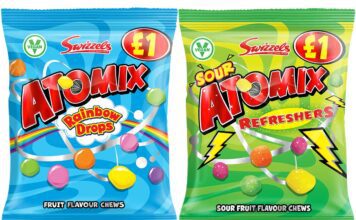 Swizzels unveils £1 PMP Atomix range Confectionery giant Swizzels is launching a £1 PMP range called Atomix that it says is designed to help convenience retailers drive impulse sales.