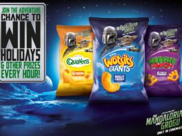 Walkers Crisps unveils new Star Wars on-pack promo Promotional image for the on-pack promotion between Walkers Crisps and Star Wars The Mandalorian and Grogu.