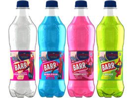 Barr swings into stores with Spider-Man: Brand New Day promo Pack shots of Barr Carbonates with the on-pack promotion for Spider-Man: Brand New Day across them, the variants consist of American Cream Soda, Bubblegum, Cherryade and Limeade.