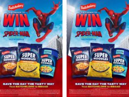 Batchelors unveils team-up with Spider-Man Promotional image of the collaboration between Batchelors and Spider-Man: Brand New Day.
