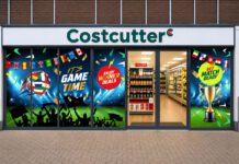 Bestway launches World Cup activity for Costcutter and Best-one Front of a Costcutter store with World Cup 2026 activity across it.