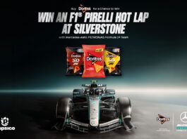 Retailers set to win in Doritos F1 campaign Promotional image for the Doritos Formula 1 retailer competition.