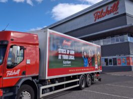 JW Filshill kicks off summer of football campaign A Filshill truck with Budweiser football branding on its side sits outside the firm's depot in Renfrew.