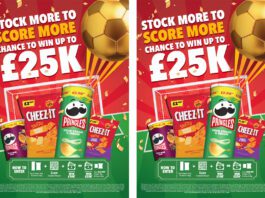 Kellanova builds excitement with new football themed competition Promotional image for the Kellanova Pringles and Cheez-It retailer competition offering store owners the chance to win up to £25,000.