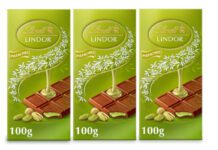 Spar secures exclusive on new Lindt Pistachio chocolate bar Pack shots of Lindt Lindor Pistachio chocolate bars.