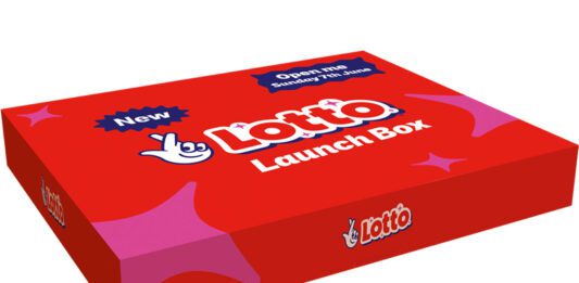 Allwyn sets up for new Lotto game with launch boxes Pack shot of The National Lottery's Lotto launch box.
