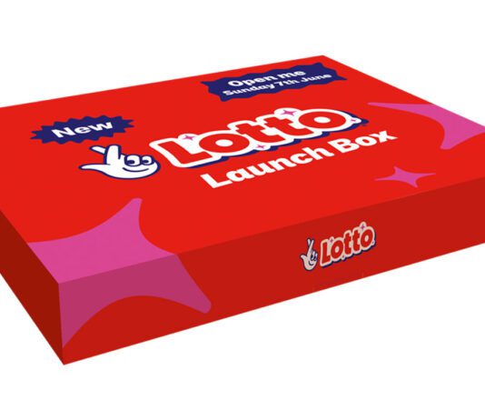 Allwyn sets up for new Lotto game with launch boxes Pack shot of The National Lottery's Lotto launch box.