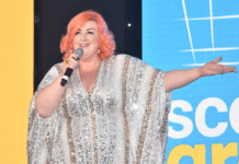 Michelle McManus returns to Scottish Grocer Awards Michelle McManus stands on the stage at the Scottish Grocer Awards 2025.
