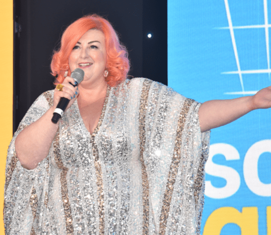 Michelle McManus returns to Scottish Grocer Awards Michelle McManus stands on the stage at the Scottish Grocer Awards 2025.