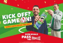 Pringles unveils new campaign with John McGinn Promotional image for Pringles World Cup 2026 campaign 'Even Rivals Pass the Pringles' featuring Scotland player John McGinn and England player Jordan Pickford.