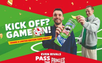 Pringles unveils new campaign with John McGinn Promotional image for Pringles World Cup 2026 campaign 'Even Rivals Pass the Pringles' featuring Scotland player John McGinn and England player Jordan Pickford.