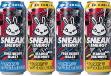 Sneak Energy rolls out new Transformers energy drinks Pack shots of Sneak Energy Transformers Frostberry Blast and Mango Meltdown.