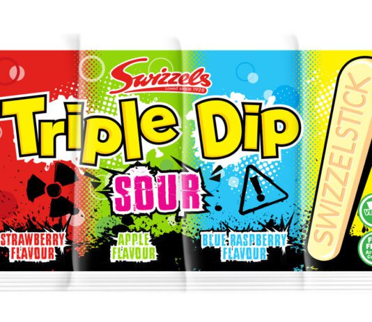 Swizzels marks 50 years of Double Dip with new Triple Dip Pack shot of Swizzels Triple Dip.