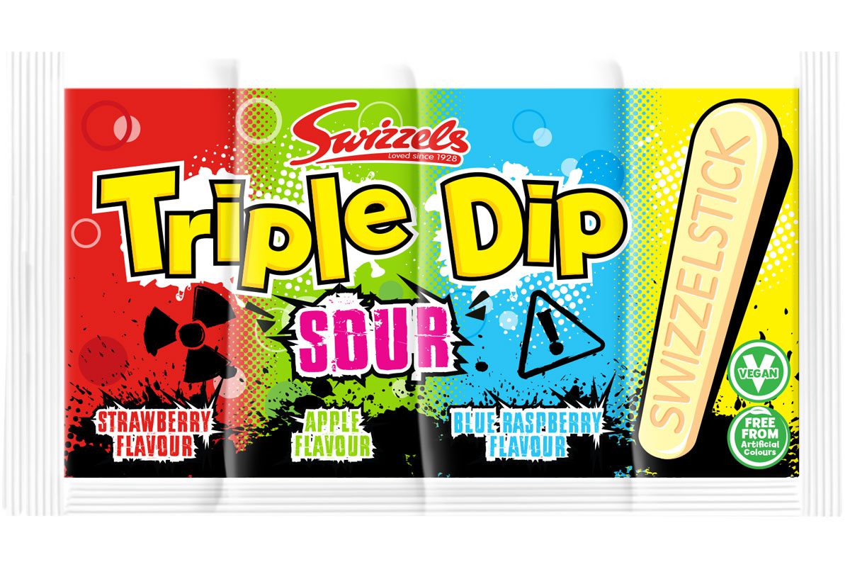 Pack shot of Swizzels Triple Dip.