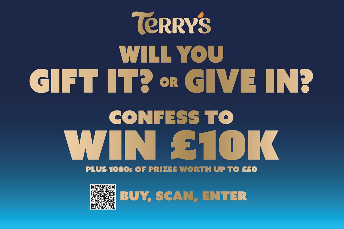 Promotional image for Terry's Chocolate campaign offering consumers the chance to win £10,000.
