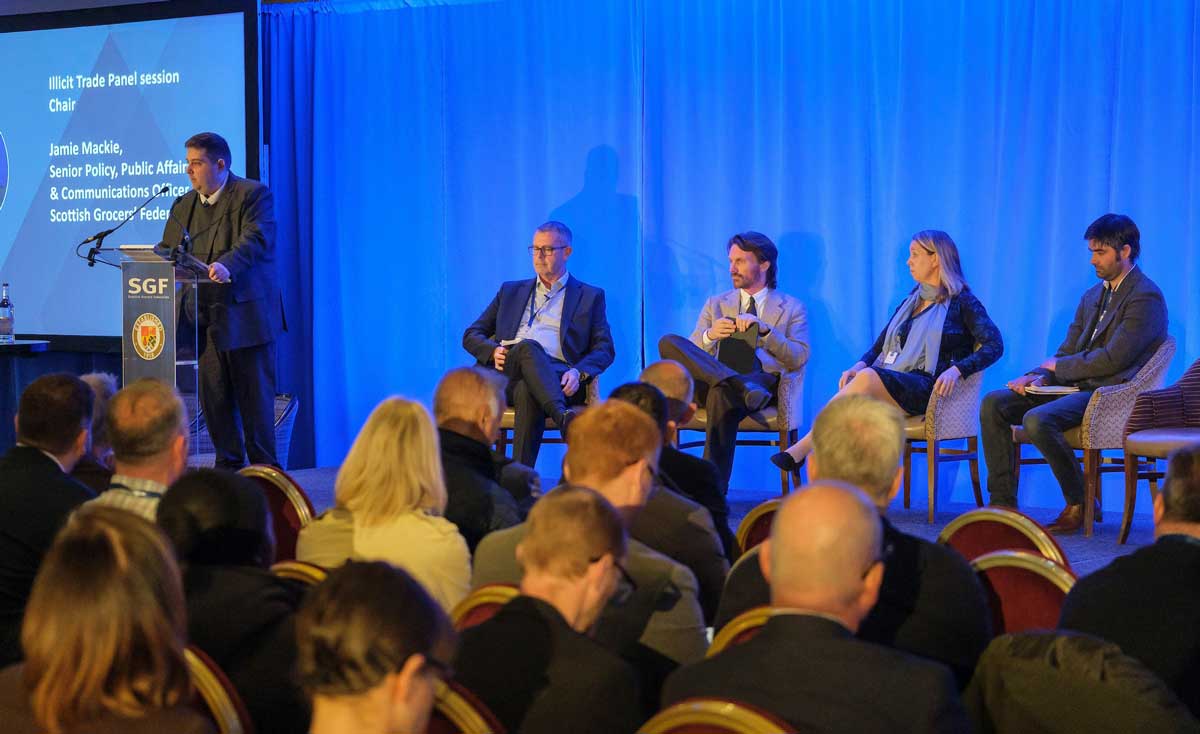 The Scottish Grocers' Federation Mini Summit panel discussed the problems caused by illegal traders.