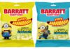 Barratt teams up with Universal on new Minions movie Pack shots of Barratt Sweet Shop Sweet Bananaaaaa and Barratt Sweet Shop Fizzy Bananaaaaa.