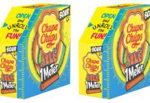 Chupa Chups rolls out one-metre Sour Belt Chupa Chups believes its new one-metre Sour Belt will help drive impulse sales in the important singles fixture.