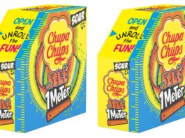 Chupa Chups rolls out one-metre Sour Belt Chupa Chups believes its new one-metre Sour Belt will help drive impulse sales in the important singles fixture.