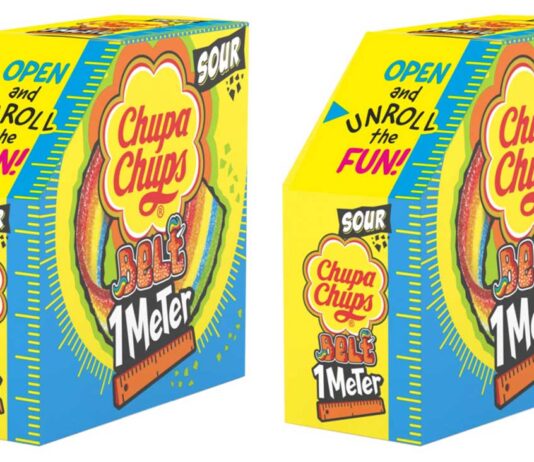 Chupa Chups rolls out one-metre Sour Belt Chupa Chups believes its new one-metre Sour Belt will help drive impulse sales in the important singles fixture.