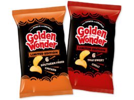 Golden Wonder turns up the flavour with Limited Edition Favourites Pack shots of Golden Wonder Southern Fried Chicken and Thai Sweet Chilli multipacks.