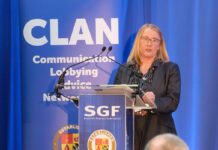 The Retail Crime Taskforce sets out its next steps Police Inspector Emma Wright stands at a podium at the Scottish Grocers' Federation's Annual Crime Conference.