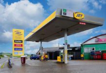 Jet grows Scottish network with Highland Fuels sites Exterior image of Jet Drum of Wartle Filling Station in Inverurie.