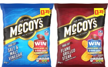 McCoy’s kicks off new Super Bowl promo Pack shots of McCoy's PMP with the on-pack promotion to win tickets to the Super Bowl LXI.
