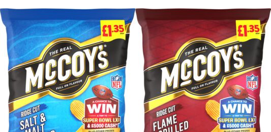 McCoy’s kicks off new Super Bowl promo Pack shots of McCoy's PMP with the on-pack promotion to win tickets to the Super Bowl LXI.