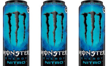 Monster expands with new Nitro Blue Flash flavour Pack shots of Monster Energy Nitro Blue Flash cans.