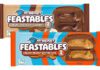 Mr Beast Feastables Cups roll out to Co-op stores Pack shots of Mr Beast Feastables Creamy Chocolate Hazelnut Cups and Creamy Peanut Butter Cups.