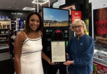 Nathalie Fullerton receives parliamentary praise Nathalie Fullerton, store owner of Go Local Partick, stands with Patricia Ferguson MP in her store to receive an Early Day Motion commendation for her role in representing the sector.