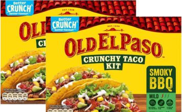 Old El Paso unveils new Taco kit Pack shots of Old El Paso Crunch Taco Kit Smoky BBQ.