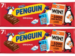 McVitie’s Penguin partners with Penguin Books on new promo Pack shots of McVitie's Penguin biscuits with the on-pack promotion for Penguin Books.