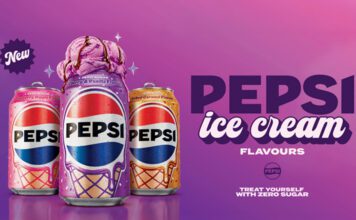 Retailers set to win in Pepsi Ice Cream competition Advert for the Pepsi Treats range featuring cans of Pepsi Raspberry Ripple, Cherry & Vanilla and Salted Caramel.